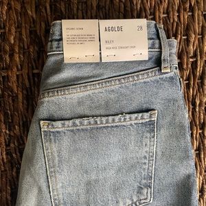 NWT Agolde Riley Jeans in Endless